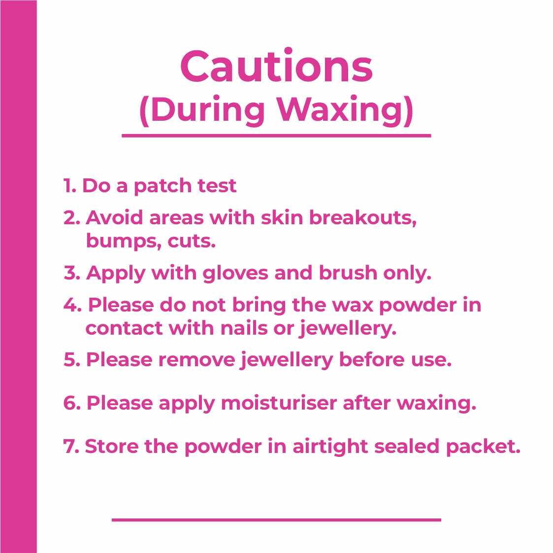 Body Hair Removal Powder Mask